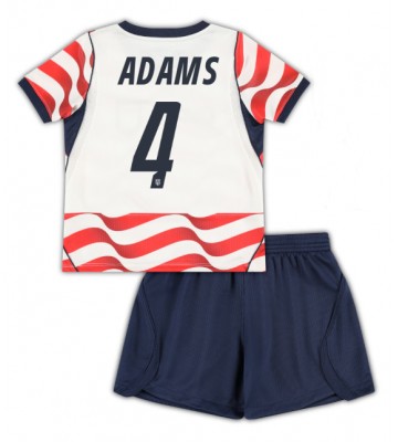 Förenta stater Tyler Adams #4 Replika Hemmatröja Barn VM 2026 Kortärmad (+ Korta byxor)